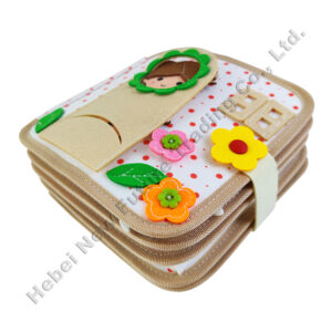 Beige Dressing Girl Busy Book