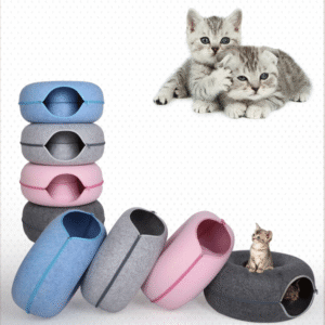 Felt Donut Cat Cave