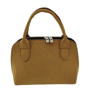 Felt Tote Bag with Zipper