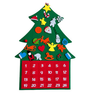 Felt Christmas Tree with Calendar