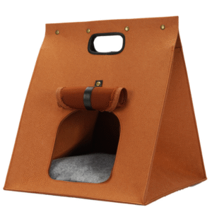 Felt Cat House with Flap