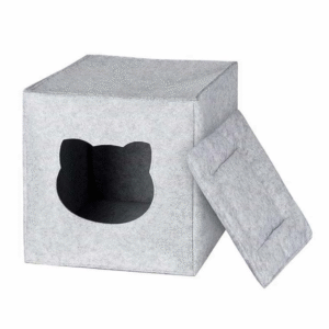 Felt Square Shape Cat House